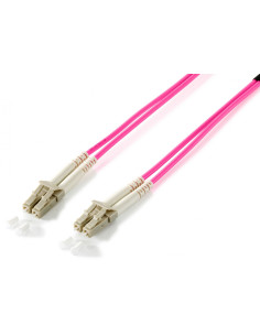 Equip 255512 Cable de fibra óptica e InfiniBand 2 m LC Violeta