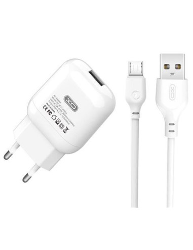 CARGADOR CON CABLE USB A MICRO USB XO
