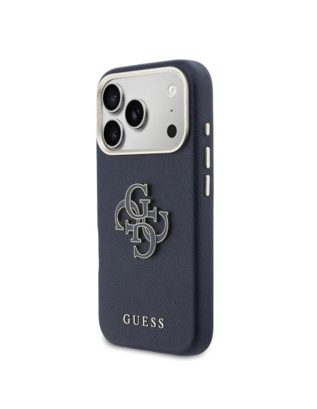 CARCASA GUESS IPHONE 17 PRO MAX NEGRA EFECTO PIEL