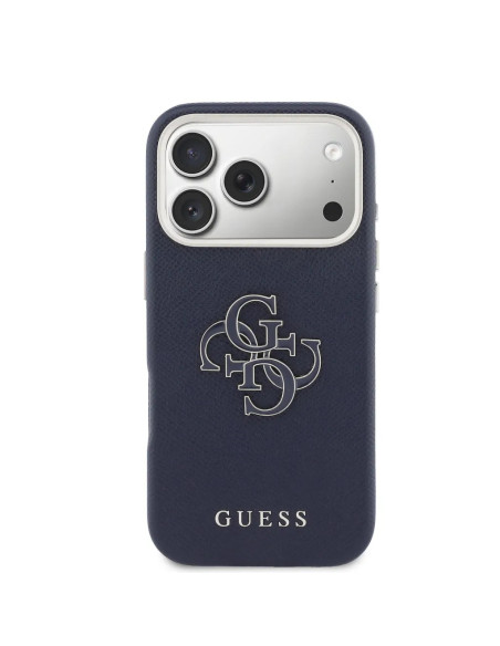 CARCASA GUESS IPHONE 17 PRO MAX NEGRA EFECTO PIEL