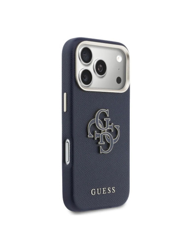 CARCASA GUESS IPHONE 17 PRO MAX NEGRA EFECTO PIEL