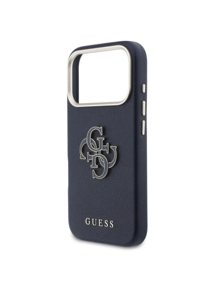 CARCASA GUESS IPHONE 17 PRO MAX NEGRA EFECTO PIEL