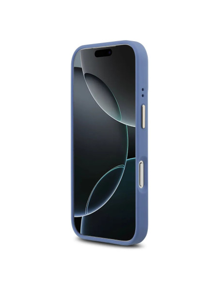 CARCASA GUESS IPHONE 17 PRO CON MAGSAFE AZUL POLIPIEL