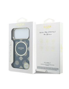 CARCASA GUESS IPHONE 17 PRO MAX MULTILOGO AZUL CON MAGSAFE 2