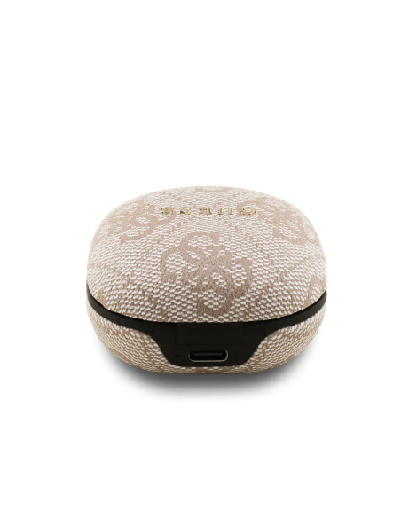 PACK BOLSO POLIPIEL ROSA CON AURICULARES TWS