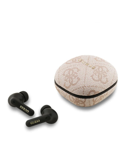 PACK BOLSO POLIPIEL ROSA CON AURICULARES TWS