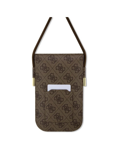 PACK BOLSO POLIPIEL MARRON CON AURICULARES TWS