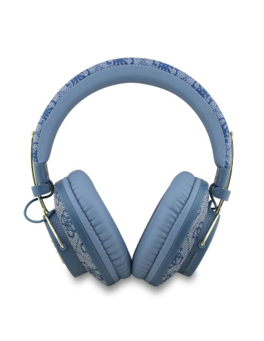 CASCOS BLUETOOTH PREMIUM CON ENC AZUL DE POLIPIEL CON LOGO