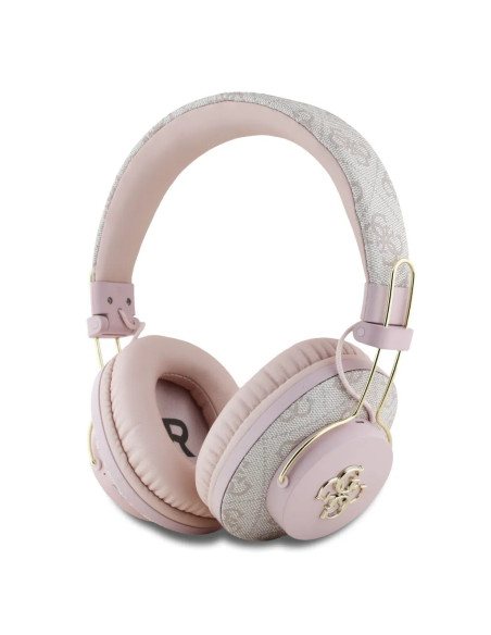 CASCOS BLUETOOTH PREMIUM CON ENC ROSA DE POLIPIEL CON LOGO