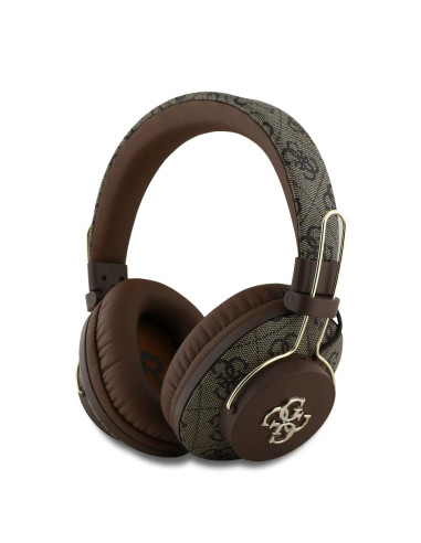CASCOS BLUETOOTH PREMIUM CON ENC MARRON DE POLIPIEL CON LOGO