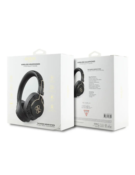 CASCOS BLUETOOTH PREMIUM CON ENC NEGRO DE POLIPIEL CON LOGO