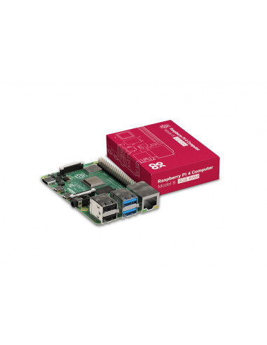 RASPBERRY PI 4 CAJA OFICIAL ROJO BLANCO 1876751