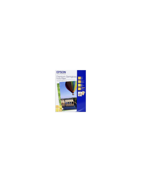 PAPEL FOTOGRAFICO EPSON A4 PREMIUM SEMIGLOSS 251G M2 20 HOJAS C13S041332
