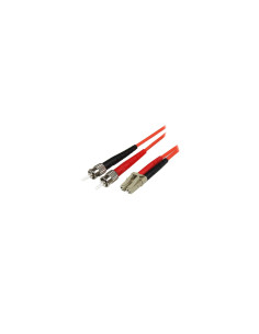 StarTech.com Cable Adaptador de Red de 1m Multimodo Dúplex Fibra Í“ptica LC-ST 50/125 - Patch Duplex