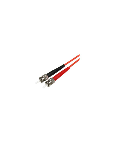 StarTech.com Cable Adaptador de Red de 1m Multimodo Dúplex Fibra Í“ptica LC-ST 50/125 - Patch Duplex