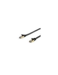 StarTech.com Cable de 7m de Red Ethernet CAT6a Negro RJ45 STP