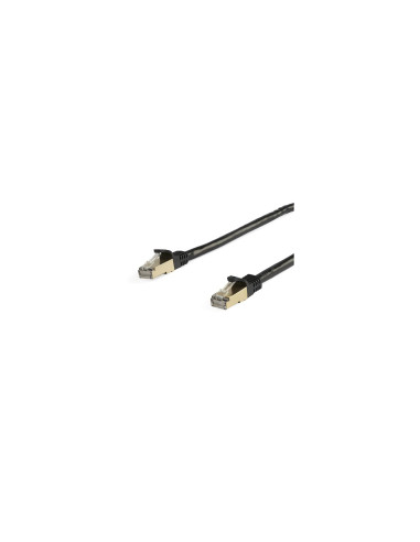 StarTech.com Cable de 7m de Red Ethernet CAT6a Negro RJ45 STP