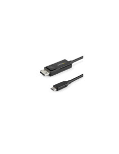 StarTech.com 2m - Cable USB-C a DisplayPort 1.2 - Bidireccional negro