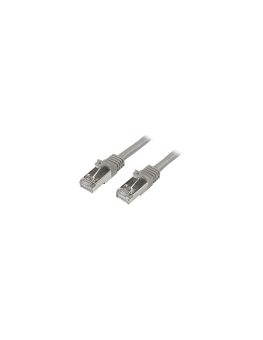 StarTech.com Cable de 2m de Red Cat6 Ethernet Gigabit Blindado SFTP - Gris N6SPAT2MGR