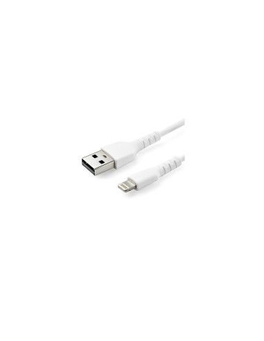 StarTech.com Cable de 2m Lightning a USB Tipo-A Certificado MFi - Blanco RUSBLTMM2M