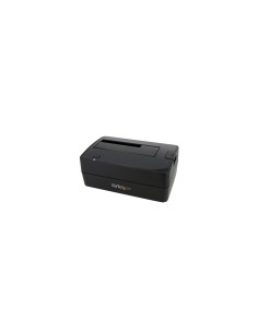 StarTech.com Estación de Conexión Dock USB 3.0 para Discos Duros HDD SATA de 2,5 - Negro