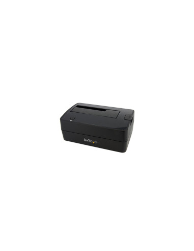 StarTech.com Estación de Conexión Dock USB 3.0 para Discos Duros HDD SATA de 2,5 - Negro
