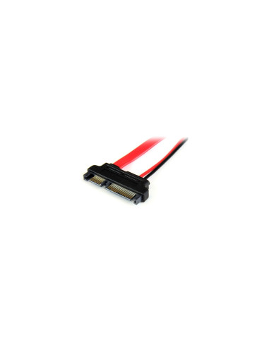 StarTech.com Adaptador Cable SATA 15cm Slimline SATA con Alimentación Corriente - Hembra a Macho