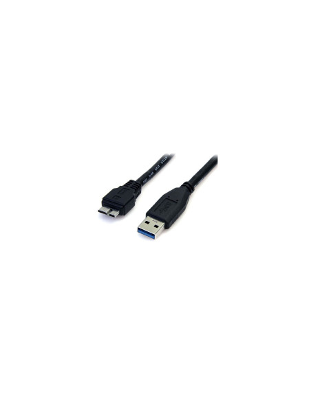 StarTech.com Cable 50cm USB 3.0 Super Speed SS Micro USB B Macho a USB A Macho Adaptador - Negro