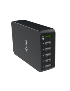 I-tec USB Smart Charger 6x USB-A Port 52W Negro