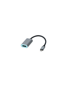 i-tec Metal Adaptador usb tipo-c macho a displayport hembra 0.15m gris turquesa 2