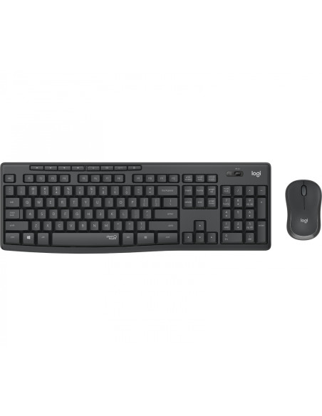 Logitech MK295 Silent Wireless Combo teclado RF inalámbrico Portugués Grafito