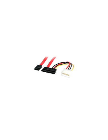 StarTech.com Cable Combo de Alimentación y Datos SATA Serial ATA â€“ 6 pulgadas