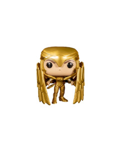 Funko pop dc wonder woman 1984 wonder woman traje dorado efecto metalico exclusivo 46659