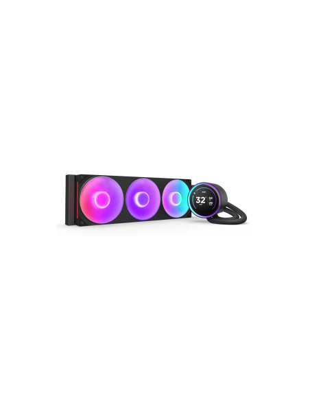 NZXT Kraken Elite 420 RGB Procesador Sistema de refrigeración líquida todo en uno 14 cm Negro 1 pieza(s)