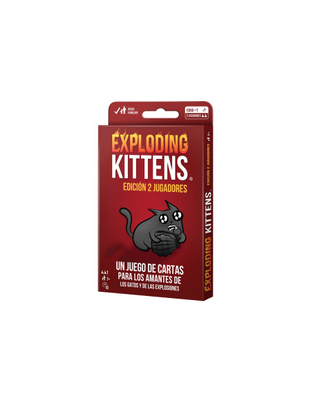 Asmodee Exploding Kittens EKIEK09ES juego de tablero Exploding Kittens Edición 2 Jugadores 10 min Juego De Cartas Partido