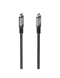 AISENS Cable USB 3.2 Gen2 Aluminio 10Gbps 8K@30Hz 5A 100W E-Mark,