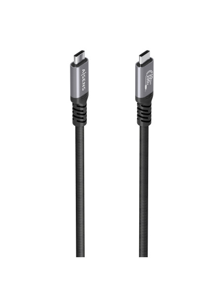 AISENS Cable USB 3.2 Gen2 Aluminio 10Gbps 8K@30Hz 5A 100W E-Mark,