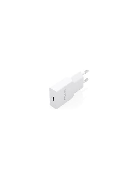 AISENS Cargador Ultra Delgado GaN 25W, 1xUSB-C PD3.0, Blanco