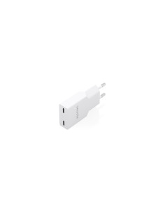 AISENS Cargador Ultra Delgado GaN 30W, 2xUSB-C PD3.0, Blanco 2