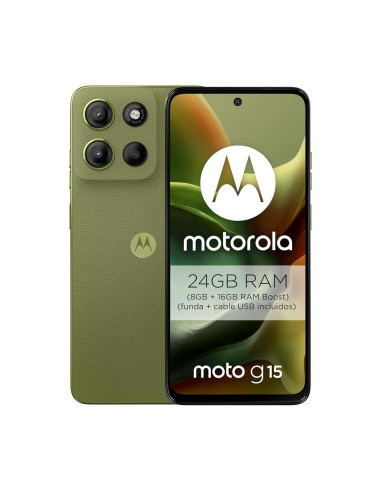 Motorola Moto G15 6.72" 8GB 512GB 50Mpx Iguana Green