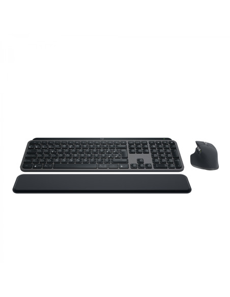 Logitech MX Keys S Combo teclado Ratón incluido RF Wireless + Bluetooth QWERTY Español Grafito