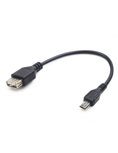 CABLE GEMBIRD OTG USB H-MICRO USB M 15CM A-OTG-AFBM-03