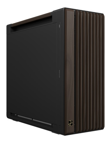 ASUS ProArt PA602 Wood Edition Modern Black - Metal Panel Midi Tower