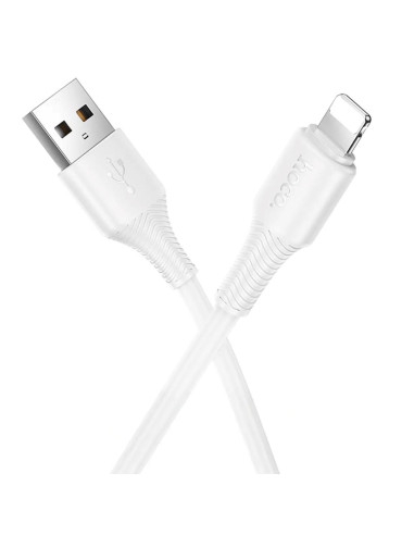Cable USB-A a Lightning Hoco X120 1 Metro Blanco