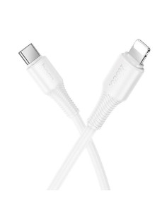 Cable USB-C a Lightning Hoco X120 PD27W 1 Metro Blanco
