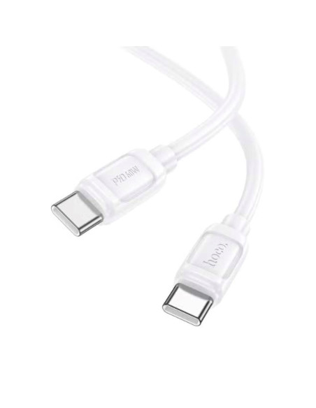 Cable USB-C a USB-C Hoco X115 60W 1 Metro Blanco