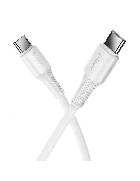 Cable USB-C a USB-C Hoco X120 60W 1 Metro Blanco