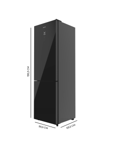 Bolero CoolMarket Combi 335 Black Glass E 2