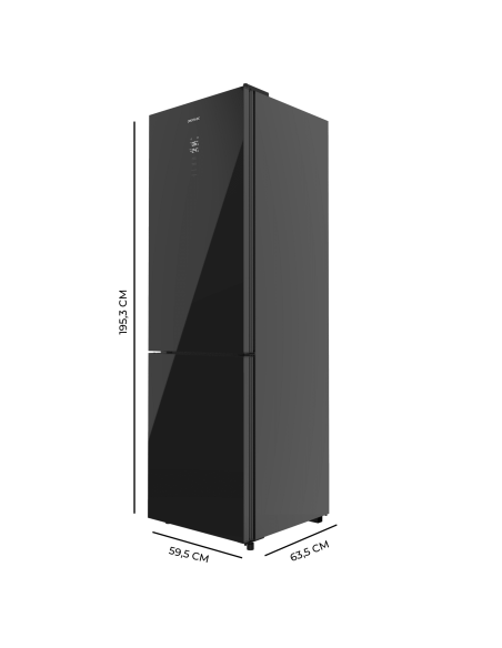 Bolero CoolMarket Combi 335 Black Glass E