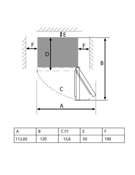 Bolero CoolMarket Combi 335 Black Glass E